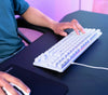 Trust GXT 833W Thado Gaming Keyboard | Wired, QWERTY, Tenkeyless (80 - 87%), White, Backlit