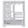 ASUS A31 Plus TG ARGB WHITE Midi Tower PC Case White | Liquid Cooling Support