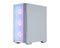 MSI MAG FORGE M100R ARGB Midi Tower PC Case Transparent, White