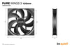be quiet! Pure Wings 3 120mm Case Fan | 120mm 1600 RPM 49.9 CFM Black