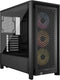 Corsair FRAME 4000D RS ARGB Midi Tower PC Case Black | Liquid Cooling Support