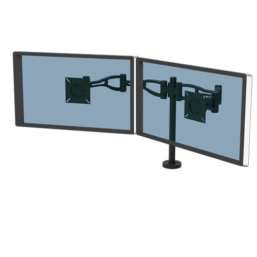 Vista Dual Monitor Arm Monitor Mount 26 inch Screens Ergonomic Adjustable Monitor Arm Desk Mount Pan 180° Rotation 360° VESA 75 x 75 100 x 100