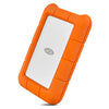 LaCie External HDD Rugged USB-C  4000 GB Orange, Silver