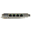 StarTech 4 Port Gigabit Power over Ethernet PCIe Network Card - PSE / PoE PCI Express NIC