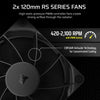 Corsair NAUTILUS 240 RS Cooler | 2100 RPM 74.37 CFM Black