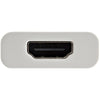 StarTech.com USB C to HDMI 2.0 Adapter with Power Delivery - 4K 60Hz USB Type-C to HDMI Display Video Converter - 60W PD Pass-Through Charging Port - Thunderbolt 3 Compatible - White