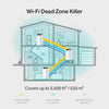 TP-LINK Whole Home Mesh Wi-Fi System AC1900 Dual-band Wi-Fi 5 Mesh System | 2-Pack, White