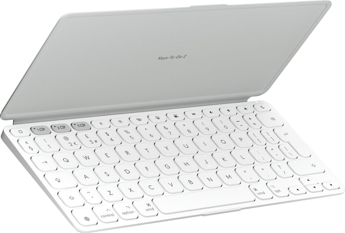 Logitech Keys-To-Go 2 Keyboard | Wireless, QWERTY, White