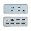 Targus HDG212B-GL laptop dock/port replicator Wired USB 3.2 Gen 1 (3.1 Gen 1) Type-C Grey
