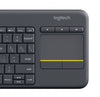 Logitech K400 Plus Tv Keyboard | Wireless, QWERTY, Black