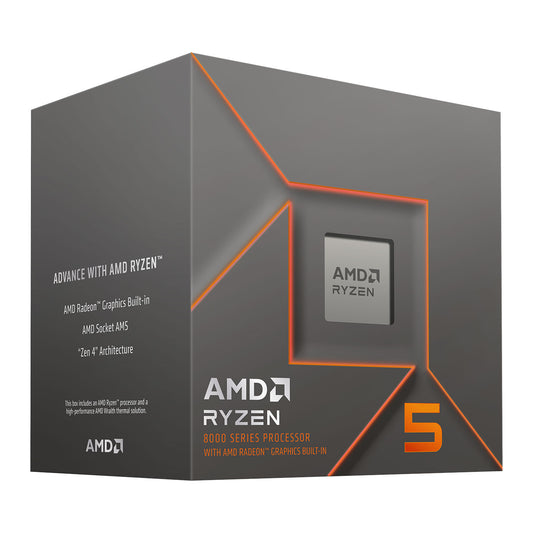 AMD Ryzen 5 8500G 6 Core Processor | AM5 3.5GHz 16MB Cache | Cooler Included | AMD Radeon 740M