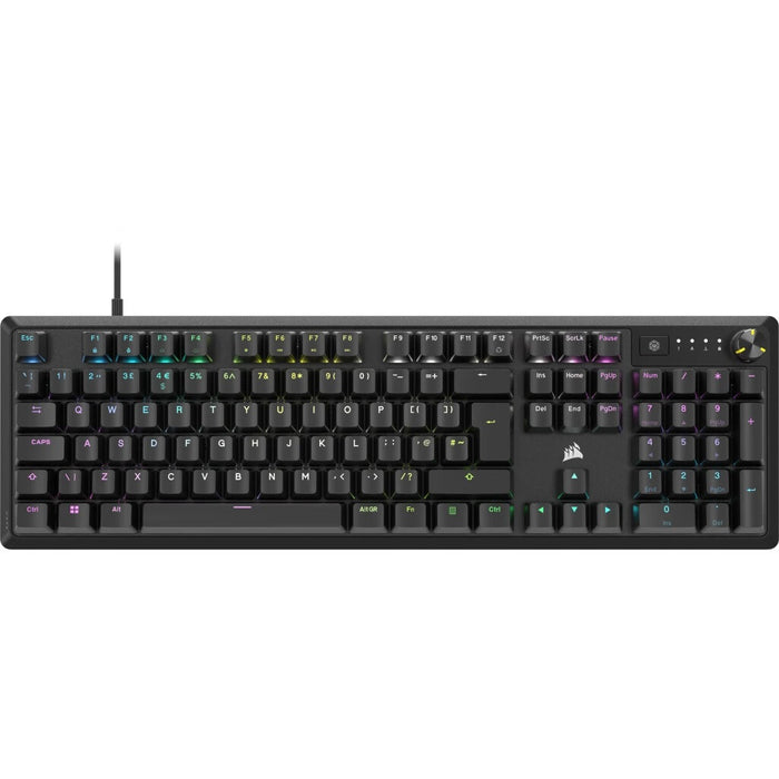 Corsair K70 CORE RGB Gaming Keyboard | Wired, QWERTY, Full-size (100%), Black, Backlit
