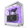 NZXT H6 Air Flow RGB Midi Tower PC Case White | Liquid Cooling Support