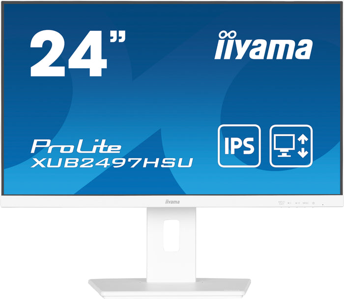 iiyama ProLite XUB2497HSU-W2 24" Full HD Monitor | 1920 x 1080 100Hz 1ms HDMI DP