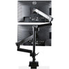 StarTech.com Desk Mount Dual Monitor Arm - Full Motion Monitor Mount for 2x VESA Displays up to 32" (17lb/8kg) - Vertical Stackable Arms - Height Adjustable/Articulating - Clamp/Grommet