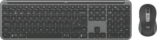 Logitech MK950 Signature for Business Keyboard | Wireless, QWERTY, Graphite, Backlit, Mouse Included