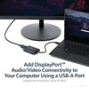 StarTech.com USB 3.0 to DisplayPort Adapter - 4K 30Hz
