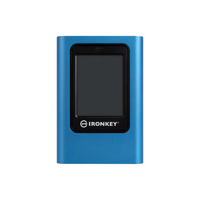 Kingston IronKey Vault Privacy 80 1920 GB Encrypted Portable SSD | USB 3.2 Gen 1 Blue