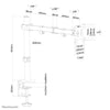 Neomounts by Newstar monitor desk mount