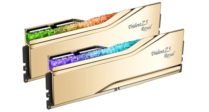 G.Skill Trident Z5 Royal 48 GB (2x24 GB) DDR5 6400 MHz Memory Kit | XMP, Heatsink, ARGB