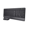 Trust Trezo Keyboard | Wireless, QWERTY, Black, Mouse Included