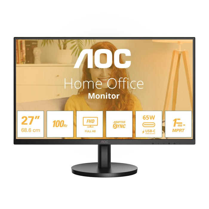 AOC 27B3CA2 27" Full HD Monitor | 1920 x 1080 100Hz USB-C HDMI