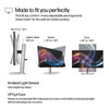 HP Series 7 Pro 27 inch 4K Thunderbolt 4 Monitor - 727pk 27" 4K Ultra HD Monitor | 3840 x 2160 60Hz USB-C HDMI DP