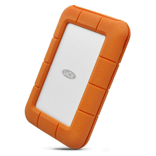 LaCie External HDD Rugged USB-C 5000 GB Grey, Yellow