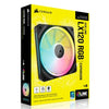 Corsair iCUE Link LX120 Case Fan | 120mm 2400 RPM 69.9 CFM RGB Magnetic levitation bearing Black
