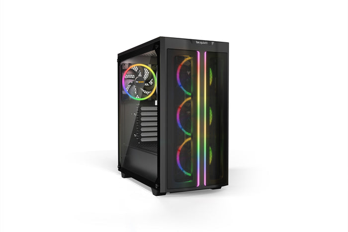be quiet! PURE BASE 500 FX Black ARGB Midi Tower PC Case Black | Liquid Cooling Support