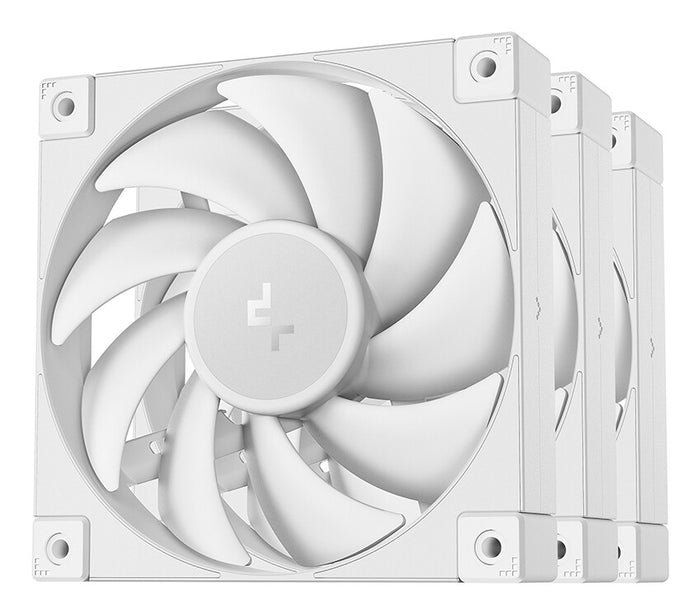 DeepCool FD12 WH-3 IN 1 Computer case Fan 12 cm White 3 pc(s)