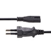 StarTech 3m (10ft) Laptop Power Cord, EU Plug to C7, 2.5A 250V, 18AWG, Laptop Replacement Cord, Printer Power Cable, Laptop Charger Cord, Laptop Power Brick Cord, Black