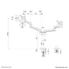 Neomounts monitor arm desk mount