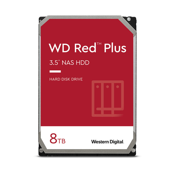 Western Digital Red Plus 8 TB 3.5" 5640 RPM NAS HDD | Serial ATA III