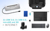 i-tec Metal USB-C Ergonomic 4K 3x Display Docking Station with Power Delivery 85 W + Universal Charger 112 W