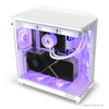 NZXT H6 Air Flow RGB Midi Tower PC Case White | Liquid Cooling Support
