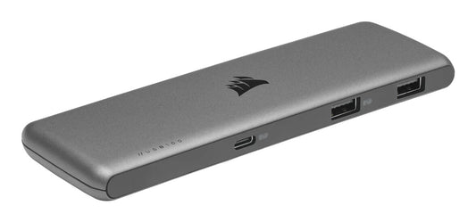 Corsair USB100 7-PORT USB-C/USB-A HUB USB Type-C 50000 Mbit/s Grey