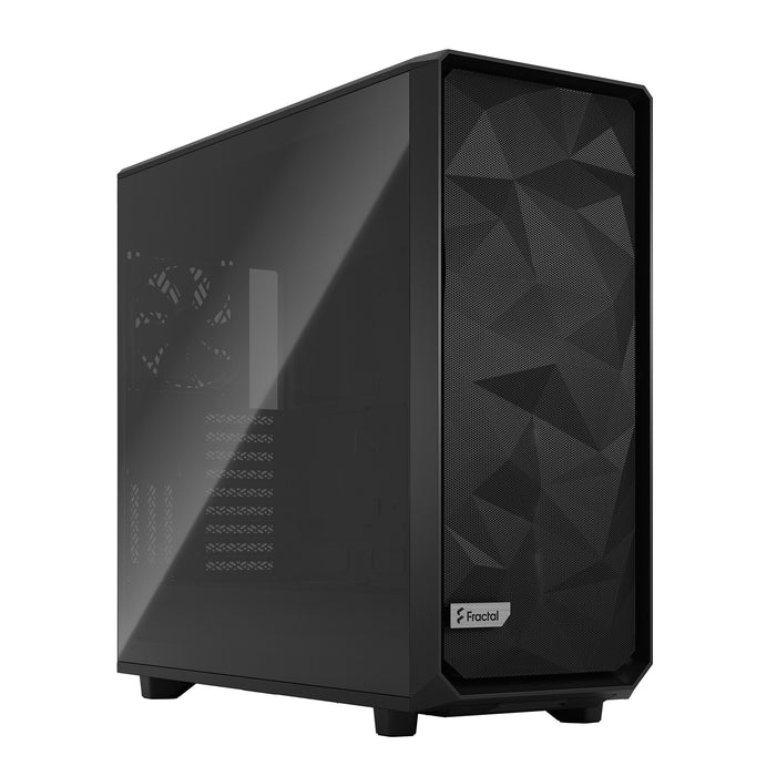 Fractal Design Meshify 2 XL Light Tempered Glass Tower PC Case Black | Liquid Cooling Support