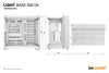 be quiet! LIGHT BASE 900 DX White ARGB Full Tower PC Case White | Liquid Cooling Support