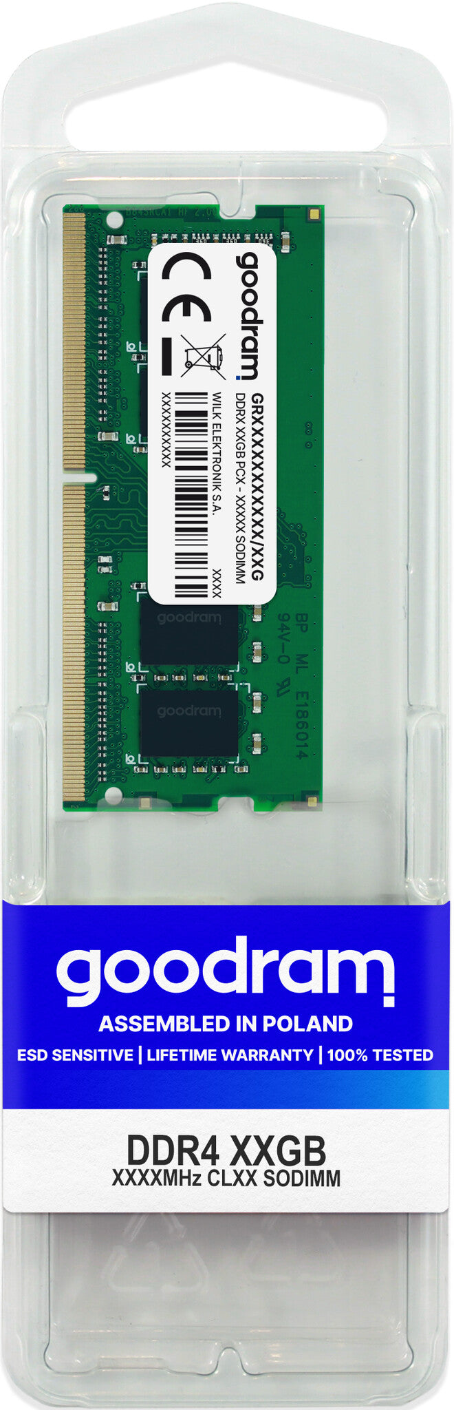 Goodram GR2666S464L19/16G 16 GB (1x16 GB) DDR4 2666 MHz Memory Kit | CL19