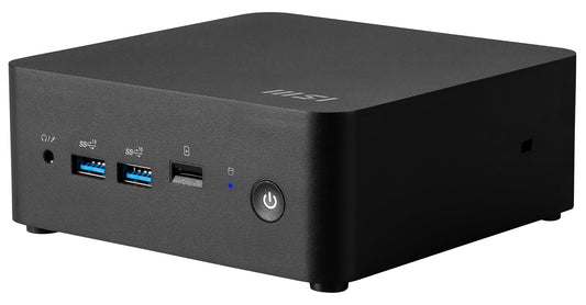MSI Cubi NUC 1M Intel Core 7 150U (14th Gen) Barebone, NUC, SFF, Mini Computer, HTPC, (NO RAM, NO Storage, NO OS), Intel Graphics/DDR5/Dual ThunderBolt 4/Dual HDMI/Dual LAN/WiFi 6E/BT 5.3/VESA