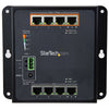 StarTech Industrial 8 Port Gigabit PoE Switch - 4 x PoE+ 30W - Power Over Ethernet - Hardened GbE Layer/L2 Managed Switch - Rugged High Power Gigabit Network Switch IP-30/-40C to +75C