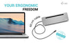 i-tec USB-C Metal Ergonomic 3x 4K Display Docking Station + Power Delivery 100 W