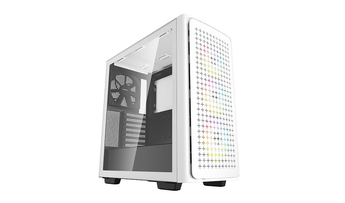 DeepCool CK560 ARGB Midi Tower PC Case White | Liquid Cooling Support