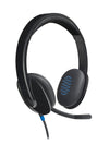 Logitech H540 Headset Wired Head-band Office/Call center USB Type-A Black