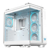 ASUS TUF GAMING GT502 Horizon TG ARGB White Midi Tower PC Case White | Liquid Cooling Support