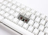 Ducky One3 Pure White Mini Mechanical Gaming Keyboard | Wired, White, Backlit