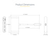 StarTech.com 3-Port USB-C Hub with Ethernet - 3x USB-A - Gigabit Ethernet - USB 3.0 5Gbps - Bus-Powered - 1ft/30cm Long USB Type-C Host Cable - GbE - Portable USB-C to USB-A Hub