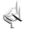 StarTech Desk Mount Monitor Arm - Heavy Duty Ergonomic VESA Monitor Arm - Single 9kg Display - Full Motion, Height Adjustable, Articulating - Aluminum - C-Clamp/Grommet - Silver