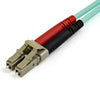 StarTech.com 7m (22ft) LC/UPC to LC/UPC OM3 Multimode Fiber Optic Cable, Full Duplex 50/125µm Zipcord Fiber, 100G Networks, LOMMF/VCSEL,